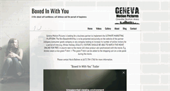 Desktop Screenshot of boxedinwithyou.com